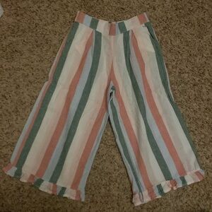 Size 7 linen/cotten blend Janie and Jack pants